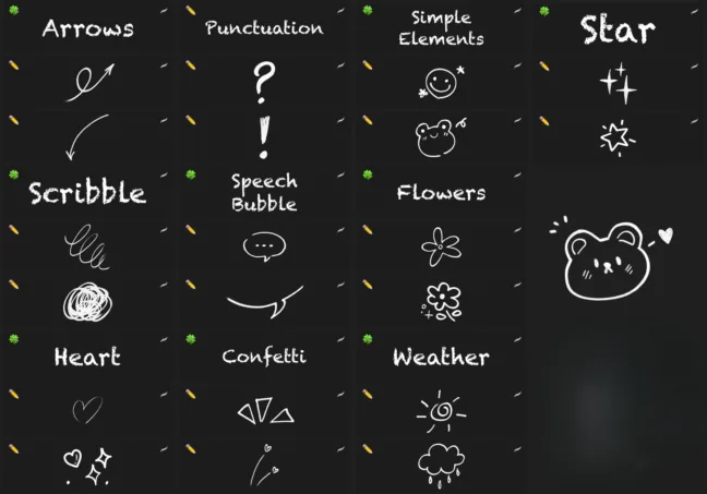Doodle Brush Pack for Procreate